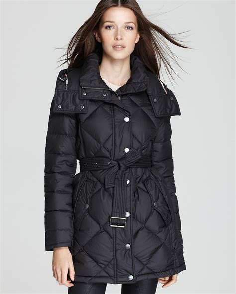 burberry long puffer|burberry brit puffer coat.